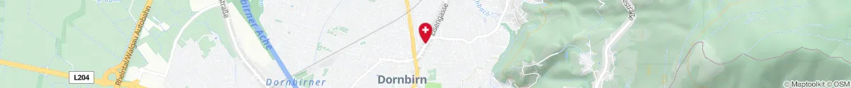Kartendarstellung des Standorts für St. Martin Apotheke in 6850 Dornbirn
